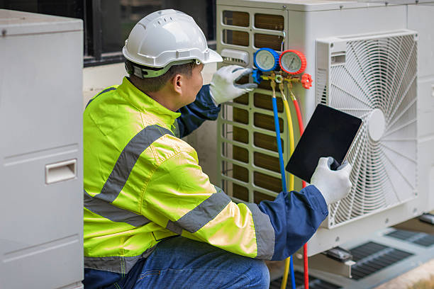 Professional Hvac technician working in Stanley, VA